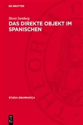 Book cover of Das direkte Objekt im Spanischen by Horst Isenberg
