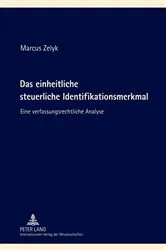 Book cover of Das einheitliche steuerliche Identifikationsmerkmal by Unknown