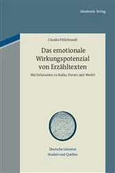 Book cover of Das emotionale Wirkungspotenzial von Erzähltexten by Claudia Hillebrandt