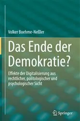 Book cover of Das Ende der Demokratie? by Unknown