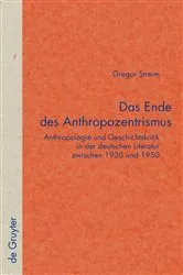 Book cover of Das Ende des Anthropozentrismus by Gregor Streim