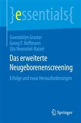 Book cover of Das erweiterte Neugeborenenscreening by Gwendolyn Gramer