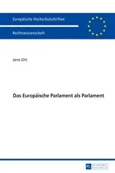 Book cover of Das Europaeische Parlament als Parlament by Unknown