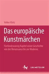 Book cover of Das europÃ¤ische KunstmÃ¤rchen by Volker Klotz