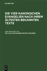 Book cover of Das Evangelium des Johannes by Julius Ruska