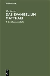 Book cover of Das Evangelium Matthaei (2nd ed.) by Matthaeus