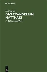 Book cover of Das Evangelium Matthaei by Matthaeus