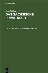 Book cover of Das Forderungenrecht by Otto Müller