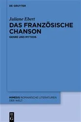 Book cover of Das französische Chanson by Juliane Ebert