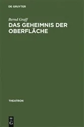 Book cover of Das Geheimnis der Oberfläche by Bernd Graff