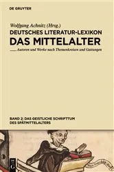 Book cover of Das geistliche Schrifttum des Spätmittelalters by Wolfgang Achnitz