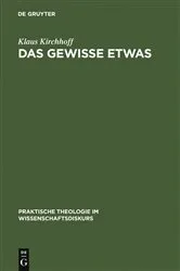 Book cover of Das gewisse Etwas by Klaus Kirchhoff
