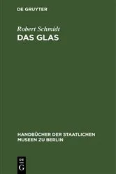 Book cover of Das Glas (2nd ed.) by Robert Schmidt