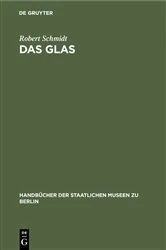 Book cover of Das Glas by Robert Schmidt
