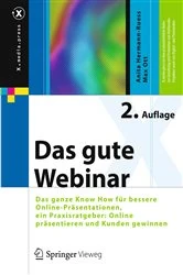 Book cover of Das gute Webinar (2nd ed.) by Anita Hermann-Ruess