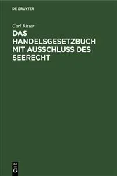 Book cover of Das Handelsgesetzbuch mit Ausschluß des Seerecht by Unknown