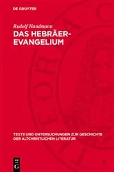 Book cover of Das Hebräer-Evangelium by Rudolf Handmann