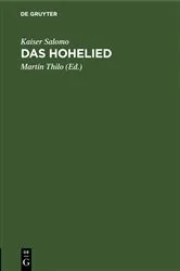 Book cover of Das Hohelied by Martin Thilo
