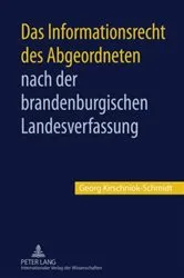 Book cover of Das Informationsrecht des Abgeordneten nach der brandenburgischen Landesverfassung by Unknown