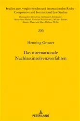 Book cover of Das internationale Nachlassinsolvenzverfahren by Karsten Thorn