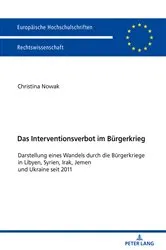 Book cover of Das Interventionsverbot im Buergerkrieg by Christina Nowak