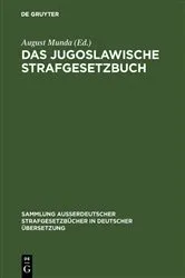 Book cover of Das Jugoslawische Strafgesetzbuch by Unknown