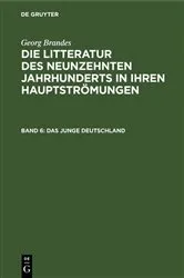 Book cover of Das junge Deutschland by Georg Brandes