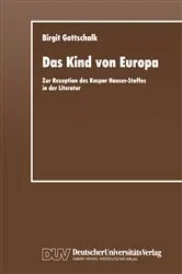 Book cover of Das Kind von Europa by Birgit Gottschalk