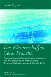 Book cover of Das Klavierschaffen César Francks: by Roman Salyutov