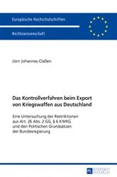 Book cover of Das Kontrollverfahren beim Export von Kriegswaffen aus Deutschland by Unknown