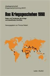 Book cover of Das Kriegsgeschehen 1998 by Thomas Rabehl