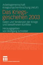Book cover of Das Kriegsgeschehen 2003 by Wolfgang Schreiber