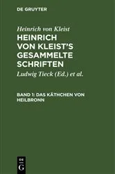 Book cover of Das Käthchen von Heilbronn by Ludwig Tieck