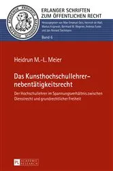 Book cover of Das Kunsthochschullehrernebentaetigkeitsrecht by Max-Emanuel Geis
