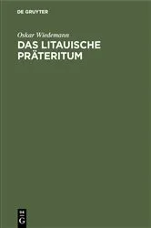 Book cover of Das litauische Präteritum by Oskar Wiedemann