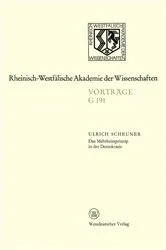 Book cover of Das Mehrheitsprinzip in der Demokratie by Ulrich Scheuner
