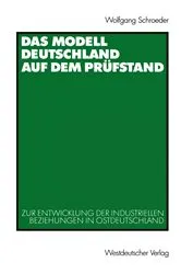 Book cover of Das Modell Deutschland auf dem Prüfstand by Unknown