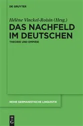 Book cover of Das Nachfeld im Deutschen by Hélène Vinckel-Roisin