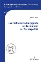 Book cover of Das Nichtanwendungsgesetz als Instrument der Steuerpolitik by Roman Seer