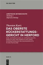 Book cover of Das Oberste Rückerstattungsgericht in Herford by Unknown
