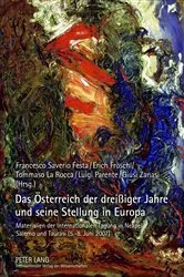 Book cover of Das Oesterreich der dreißiger Jahre und seine Stellung in Europa by Erich Fröschl