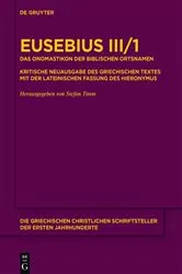 Book cover of Das Onomastikon der biblischen Ortsnamen by Eusebius