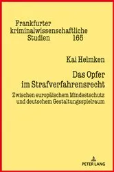 Book cover of Das Opfer im Strafverfahrensrecht by Kai Michael Helmken