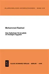 Book cover of Das Opferfest im heutigen Ägypten by Mohammed Rashed