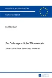 Book cover of Das Ordnungsrecht der Waermewende by Paul Steinbach