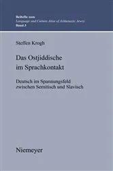 Book cover of Das Ostjiddische im Sprachkontakt by Steffen Krogh