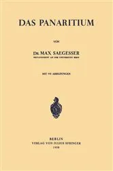Book cover of Das Panaritium by Max Saegesser