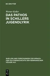 Book cover of Das Pathos in Schillers Jugendlyrik by Werner Keller