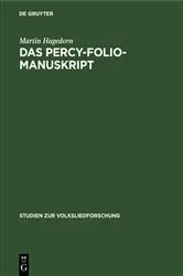 Book cover of Das Percy-Folio-Manuskript by Martin Hagedorn