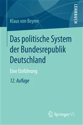 Book cover of Das politische System der Bundesrepublik Deutschland (12th ed.) by Klaus von Beyme